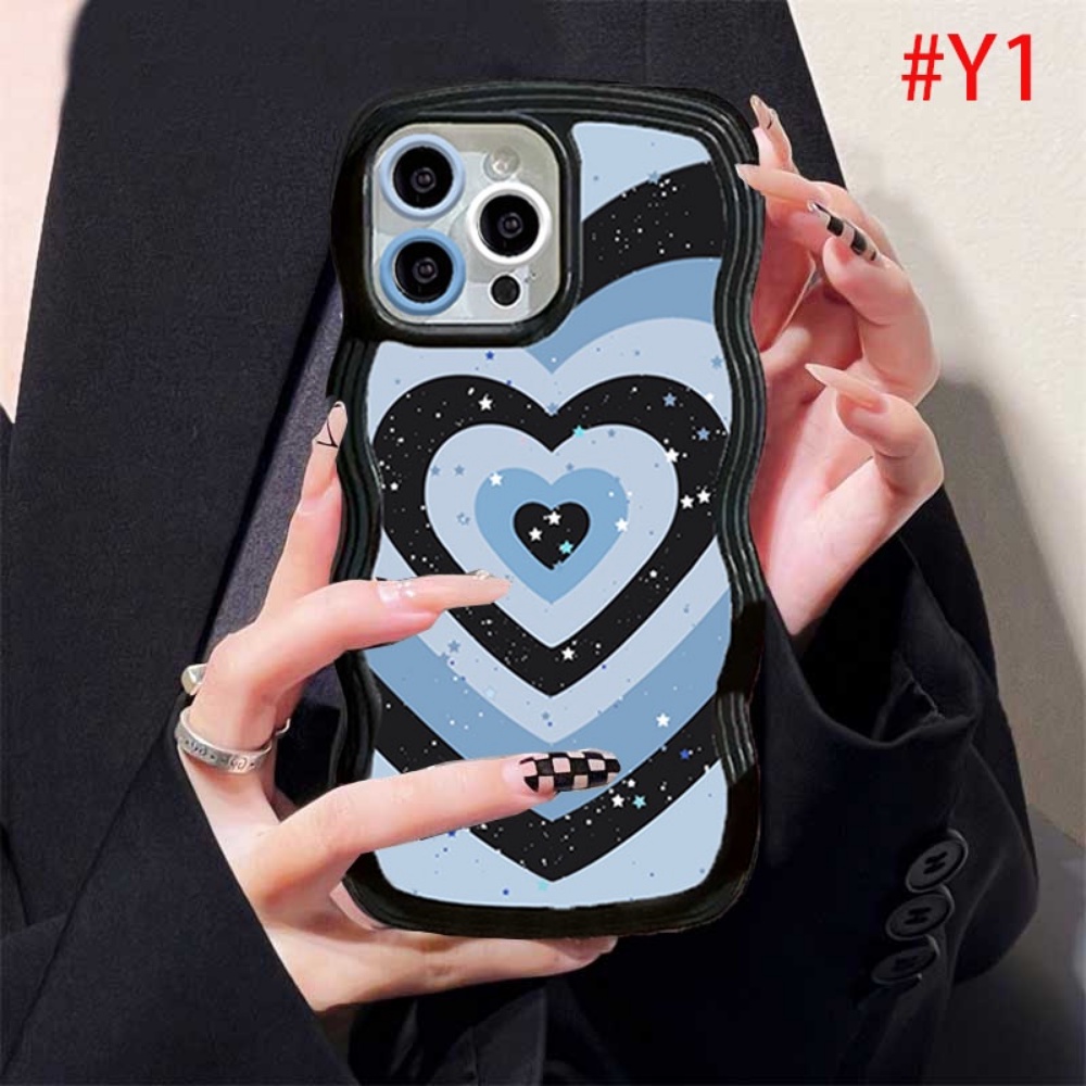 Soft Case Samsung A04e A04 A04s A03s A03 A13 A23 A22 A12 A32 A31 A02s A21s A10S A20 A52 A52s A30s A51 A71 A53 M22 M32 Jahitan Bunga Cinta Warna-Warni Fashion Energetic Cover