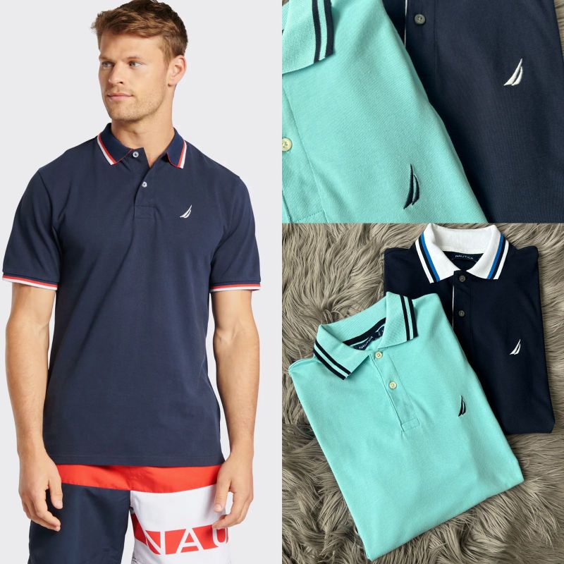 Naut**a logo polo shirt