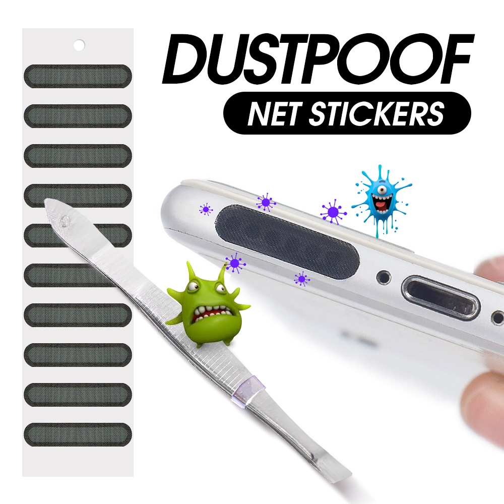 [Wholesale Prices] [Featured] Self-adhesive Speaker Hole Mesh Cover Phone Horn Dust-proof Net Stickers Phones Tablet Guard Accessories Breathable Earpiece Hole Protective Film