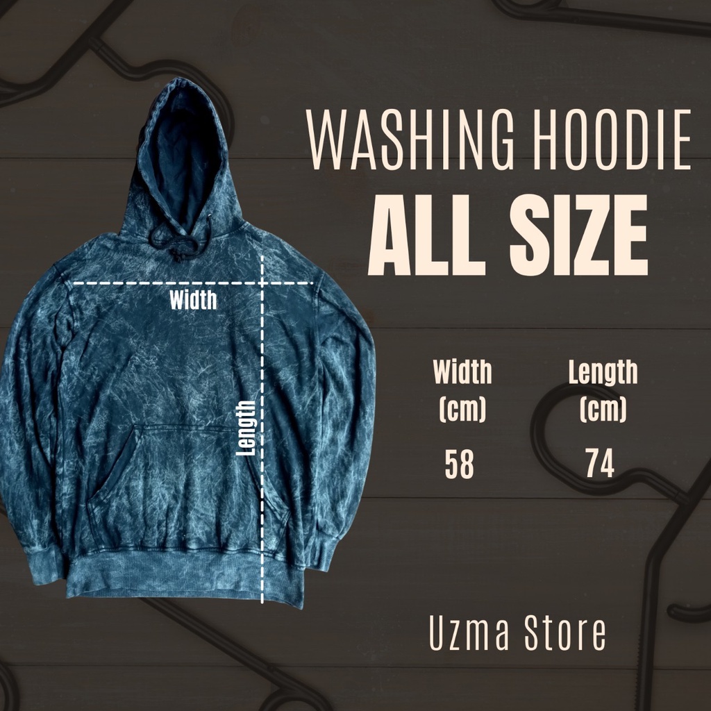 Sweater Hoodie Washed Distro Motif Tulisan Metal | Jaket Hoodie Sandwash Pria All Motif