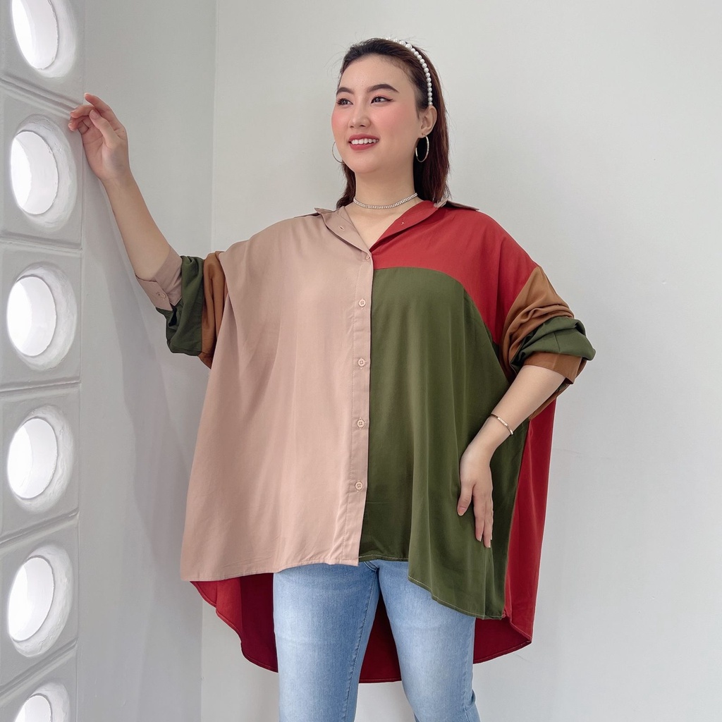 Kemeja Oversize Katun Bolton - 2201.02.023