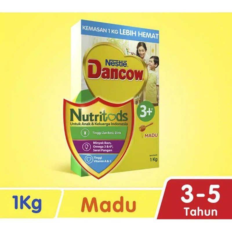

dancow 3+ madu/vanila 1000 grm
