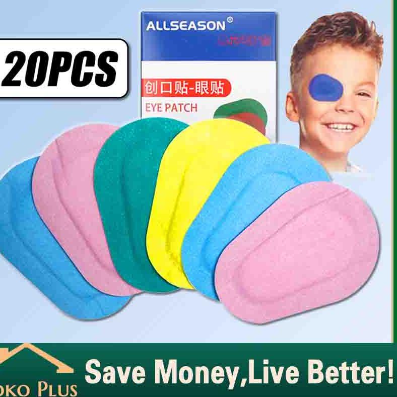 ➱ 20Pcs Opticlude Orthoptic Eye Patch Junior/Regular Eye Patch Penutup Mata Malas Amblyopia Plester 