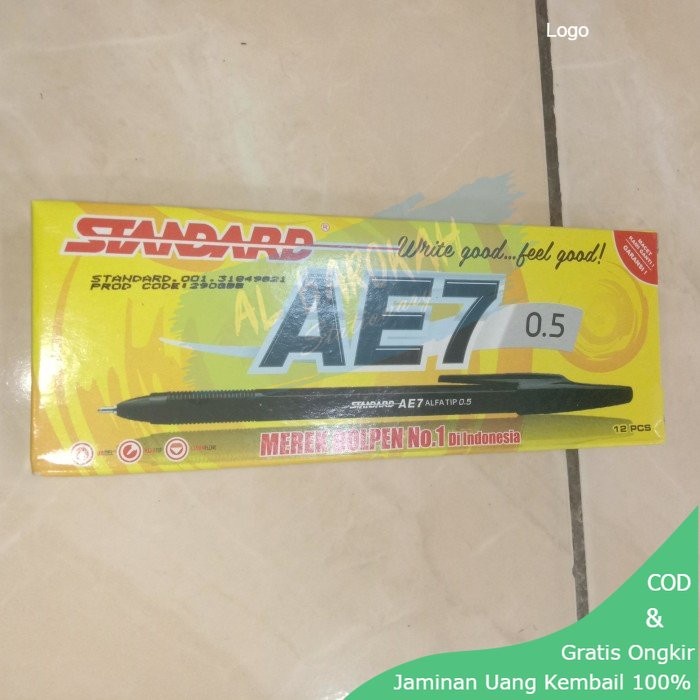 

bolpoint standart ae7 0 5 harga perpack