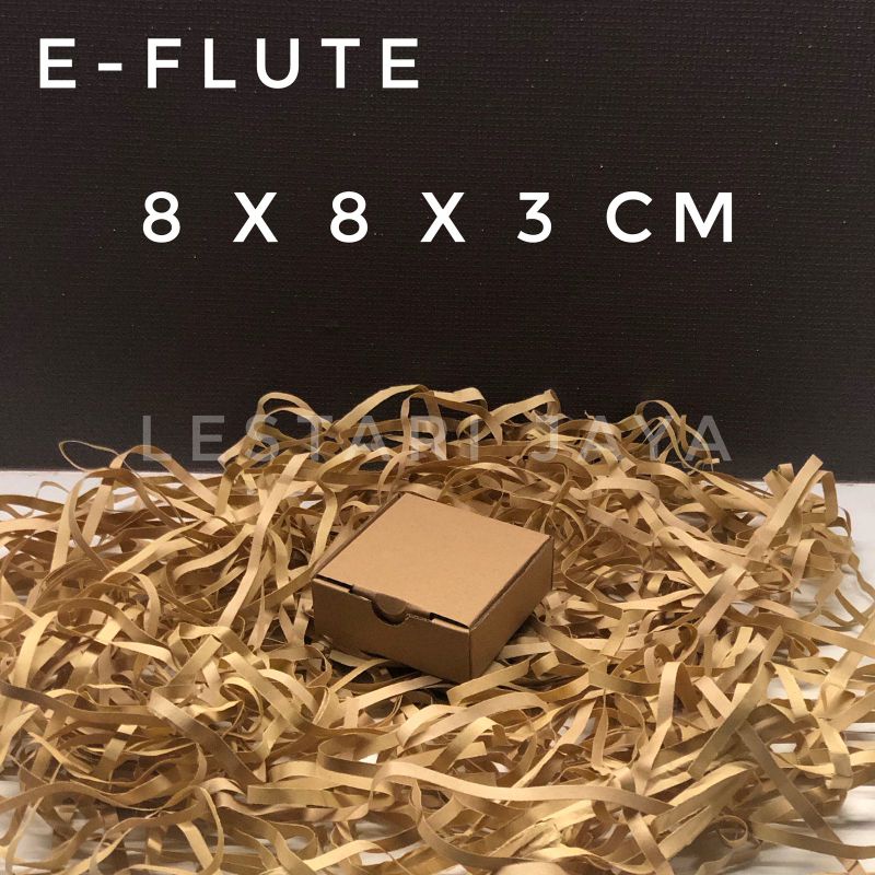 

Box Kardus E-Flute Coklat Untuk Packaging Olshop Sovenir Jam Kotak Kado Hampers Gelang 8x8x3 CM