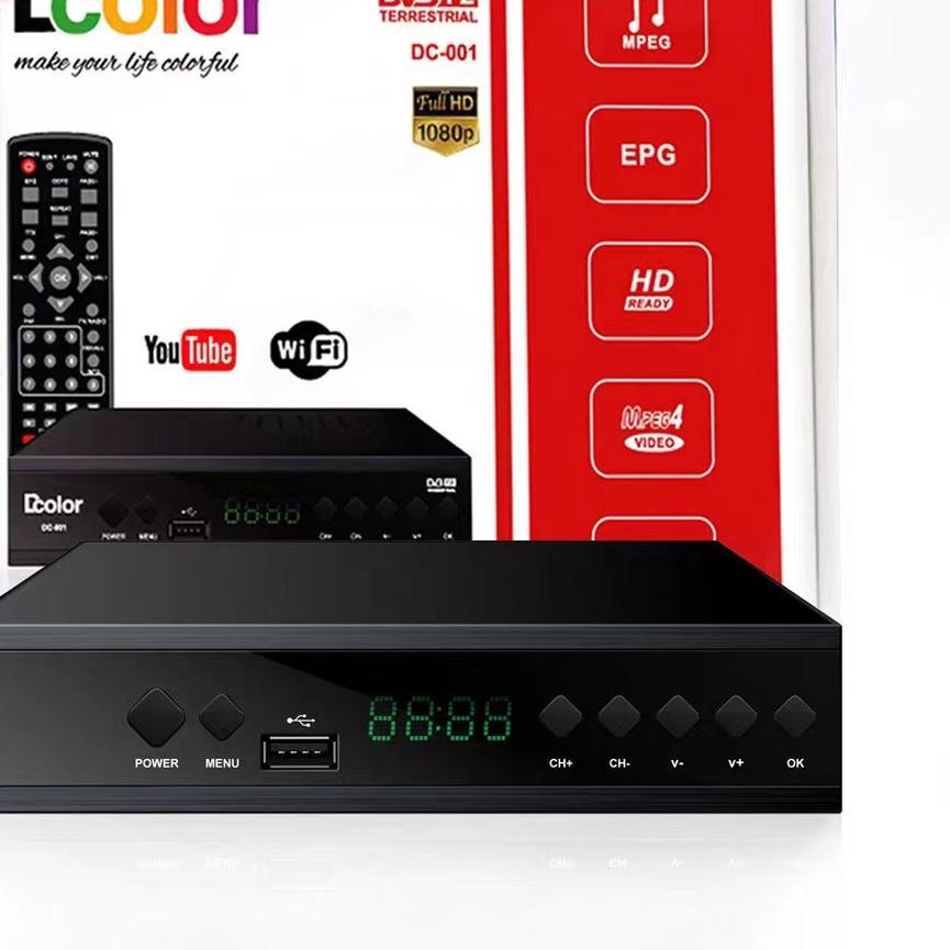 ➫ SET TOP BOX STB DCOLOR DVB-T2 ♣