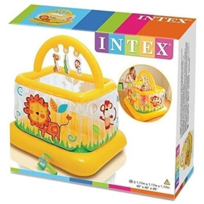 mainan bayi box playgym soft side baby Intex 48473