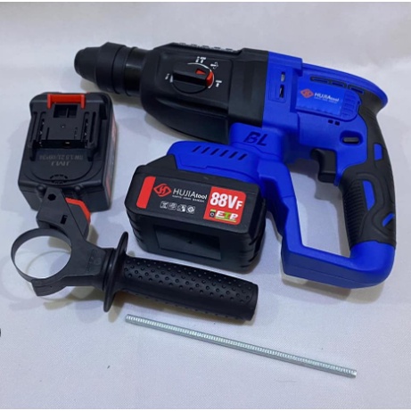 mesin bobok beton tembok hammer drill cordles 88vf hujia type pro-2621