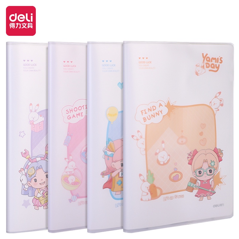 

Buku Notebook / Buku Agenda Deli B6 60 Halaman Cover Plastik - T3260