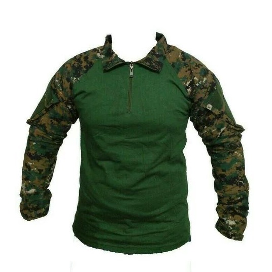 Kaos Pria-Kaos Tactical BDU Loreng Marpat Kaos Tactical BDU Kemeja Tactical BDU Lengan Panjang Free 