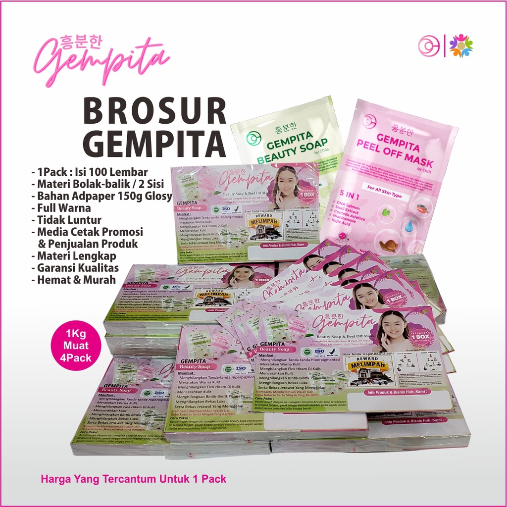 

Brosur Gempita Beauty Soap & Peel Off Mask