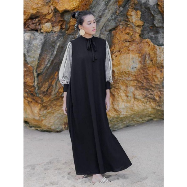 BIANDRA DRESS BLACK || ALEZA LABEL