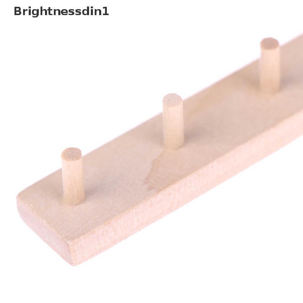[Brightnessdin1] 1per12rumah Boneka Miniatur Rak Gantungan Dinding Model Aksesoris Furniture Butik