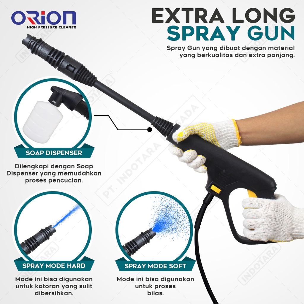 Alat steam cuci motor &amp; mobil Jet Cleaner - Orion SUPERJET100E