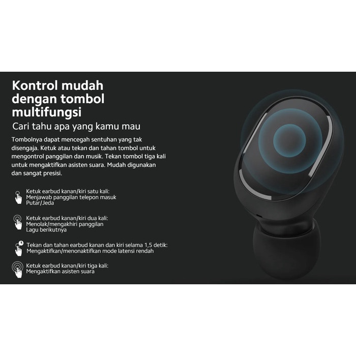 Xiaomi Buds Essential TWS Redmi Buds Essential - Garansi Resmi