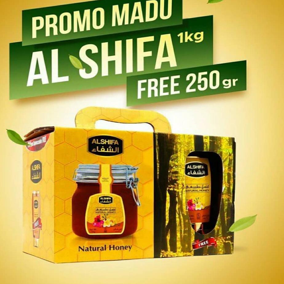 

✵ Al Shifa 1 KG free 250 gr | Murni Alshifa Asli Dari Saudi Arab free 250 Gr Squeeze ✫