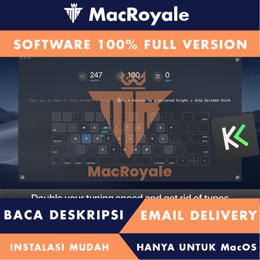 [MacOS] KeyKey Full Version Lifetime Full Garansi