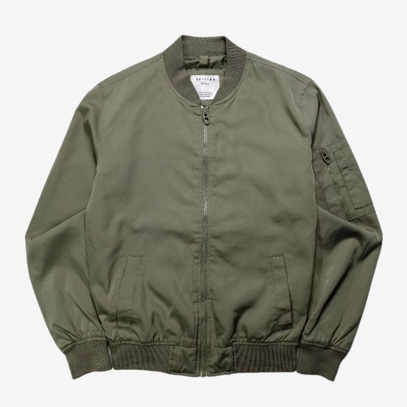 Jaket Bomber Bershka Second