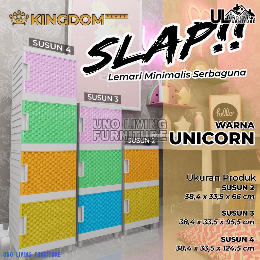 KINGDOM SLAP!! LEMARI PAKAIAN MINIMALIS KINGDOM SLAP SUSUN LEMARI PLASTIK LEMARI PINTU SWING LEMARI BAJU LEMARI ROTAN 12.12
