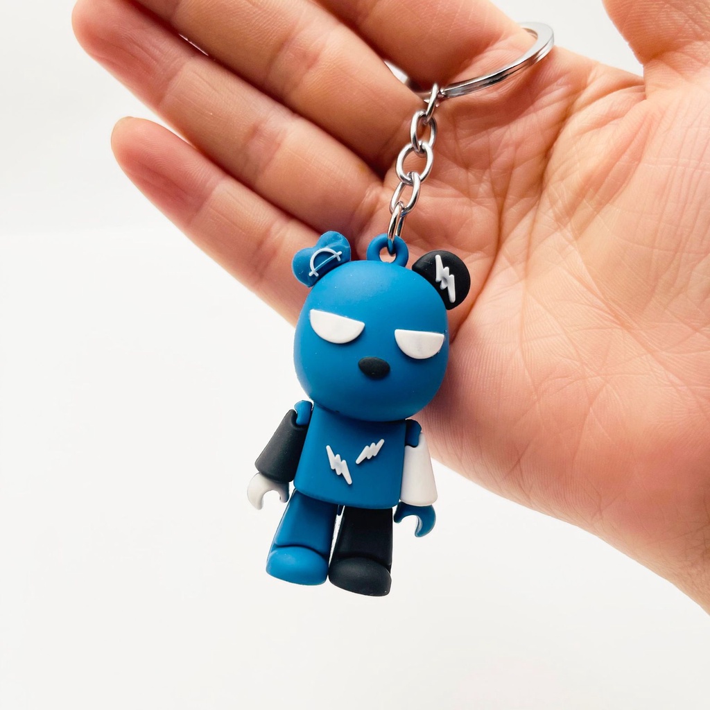 [Harga Grosir] 1pc Gantungan Kunci Kartun Tas Kreatif Gantungan Kunci Beruang Petir Gantungan Kunci Mobil Bergaya Keyholder Ulang Tahun Kekinian Pasangan Souvenir Wanita Dan Pria