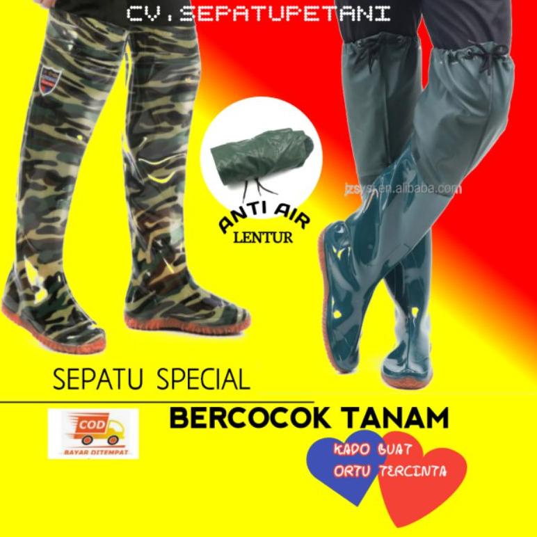 Viral Sepatu Boot Boots But Pria Laki Laki Wanita Dewasa Karet Sawah Petani Mancing RaLumpur Kebun T