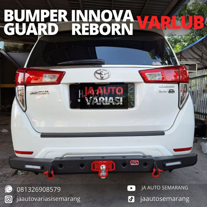 Towing Bar Innova Grand / Reborn 2008 - 2022 Model Varlub Bumper Guard Belakang Pengaman Bemper Peli