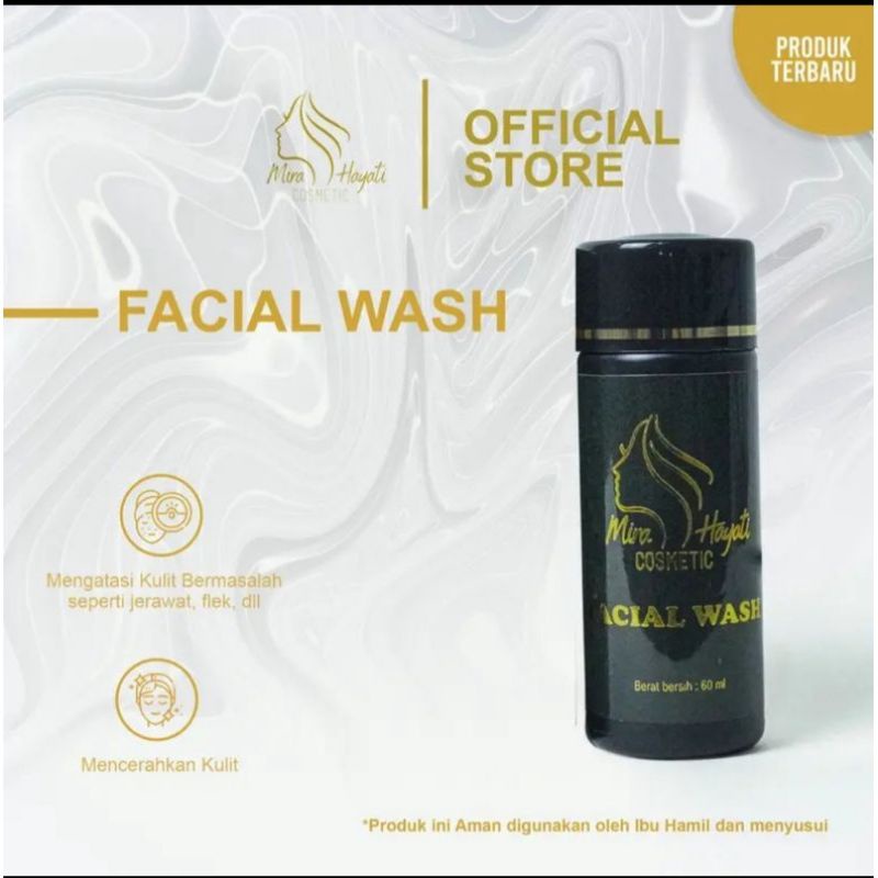 Toner/FAce wash MH cosmetics kemasan terbaru