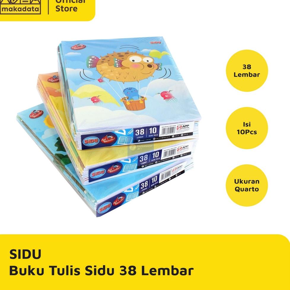 

I77 BUKU TULIS SIDU 38 LEMBAR 10 PCS / PACK MURAH TREND TERKINI ゅ