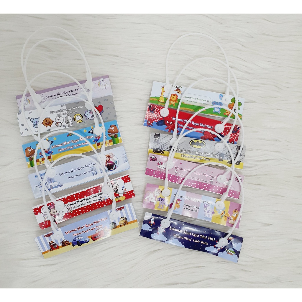 

Tas Plastik Label Snack THr Lebaran anak Idul fitri Ready Stock