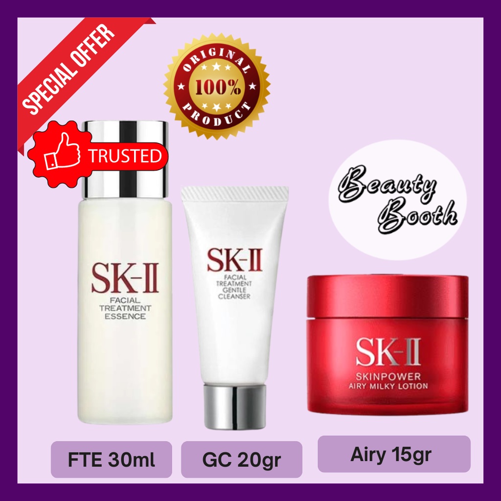 SK-II Sk2 SKII FTE 30ml + Cleanser 20gr _ Skinpower AIRY 15gr