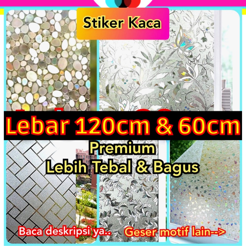 STICKER STIKER KACA HOLOGRAM SUNBLAS SUNBLAST KACA STICKER SETIKER WALLPAPER PINTU JENDELA KACA BUAT