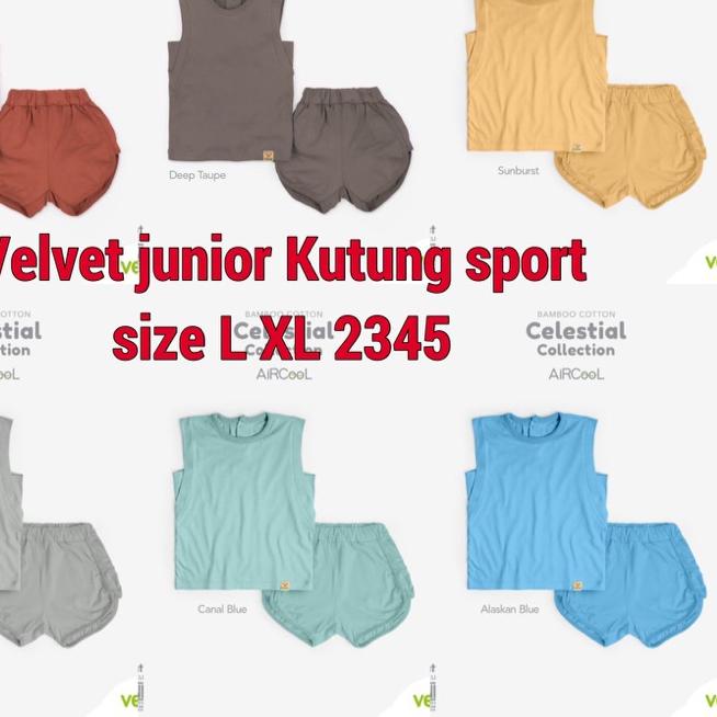 ○ KUTUNG SPORT Celestial Velvet Junior Stelan Kutung Anak L XL 2345 ♪