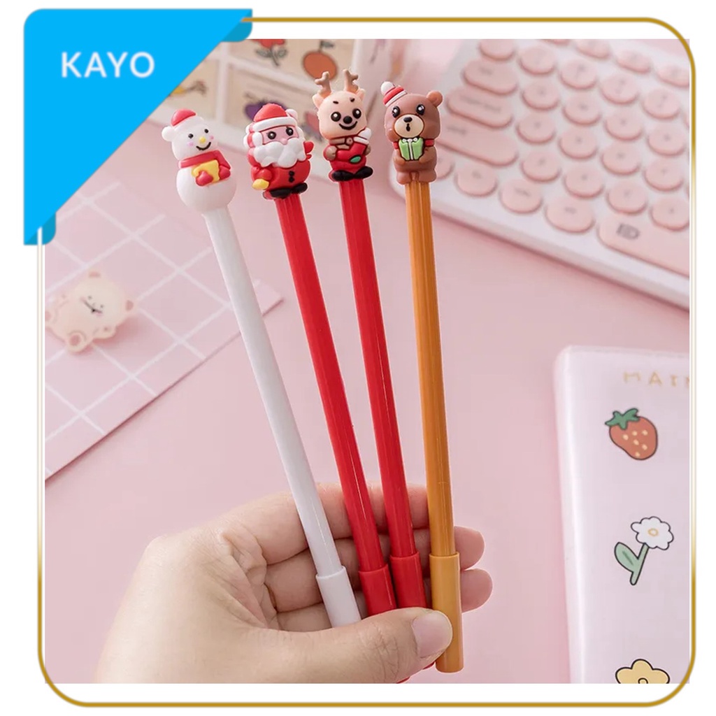 

pulpen natal, gift natal, pulpen motif santa, pulpen natal souvenir gift natal CHRISTMAS GIFT