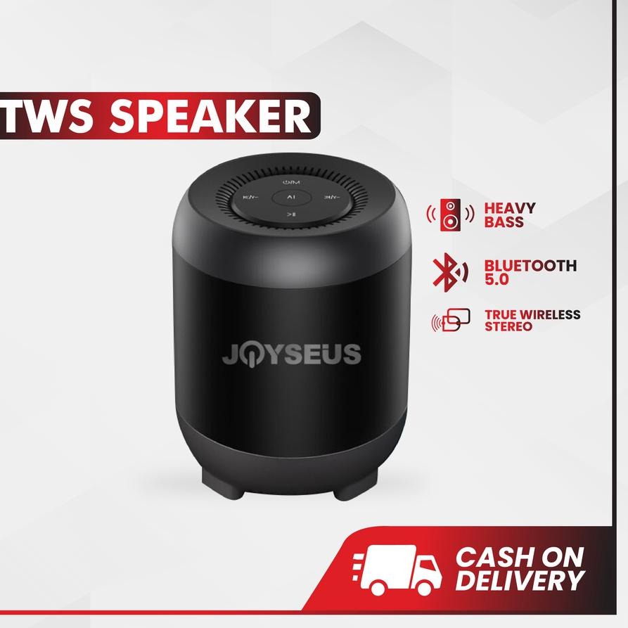 ❆ JOYSEUS Speaker Stereo Bluetooth Speaker 5.0 Portable Ultra Bass TWS Speaker ✱