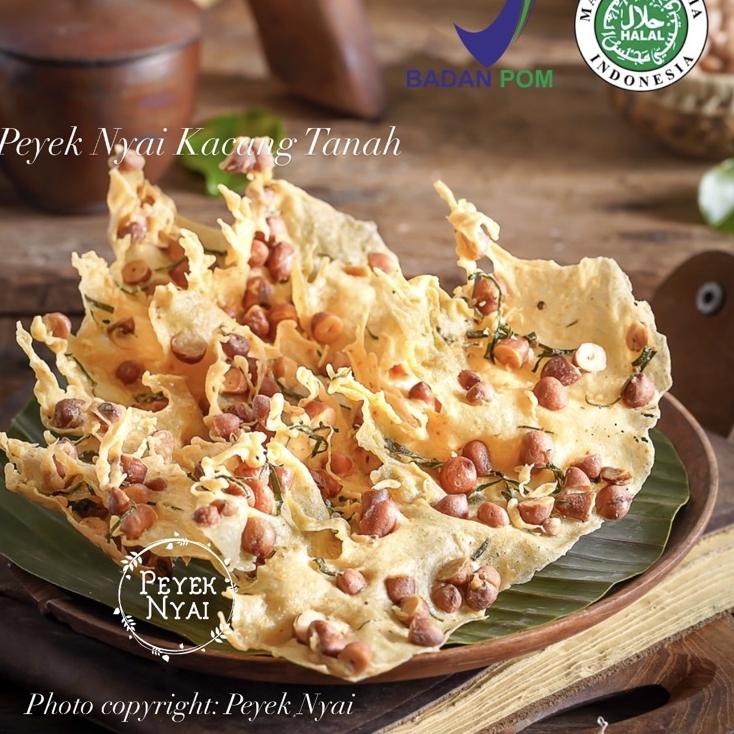 

✨COD✨ Peyek Nyai | Rempeyek Kacang Tanah (Large/Toples Kotak) !!!