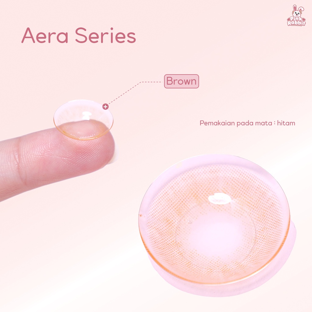 Pink Rabbit Softlens Minus Aera Soflens Brown