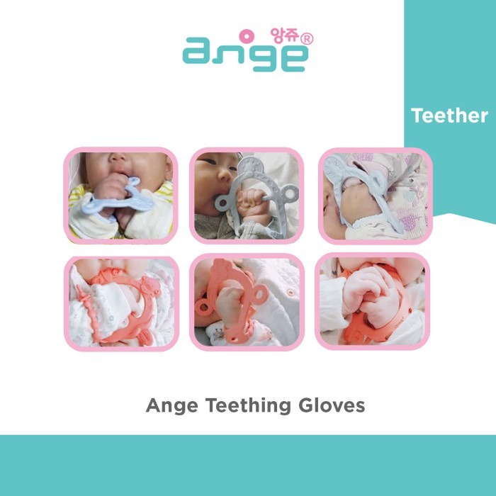 Ange AG707037 Giraffe Teething Gloves - Gigitan Bayi