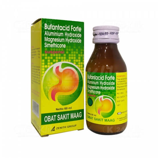 Bufantacid Forte Syrup 60ml Mengatasi Maag,Kembung dan Asam Lambung Berlebihan ORIGINAL-BPOM