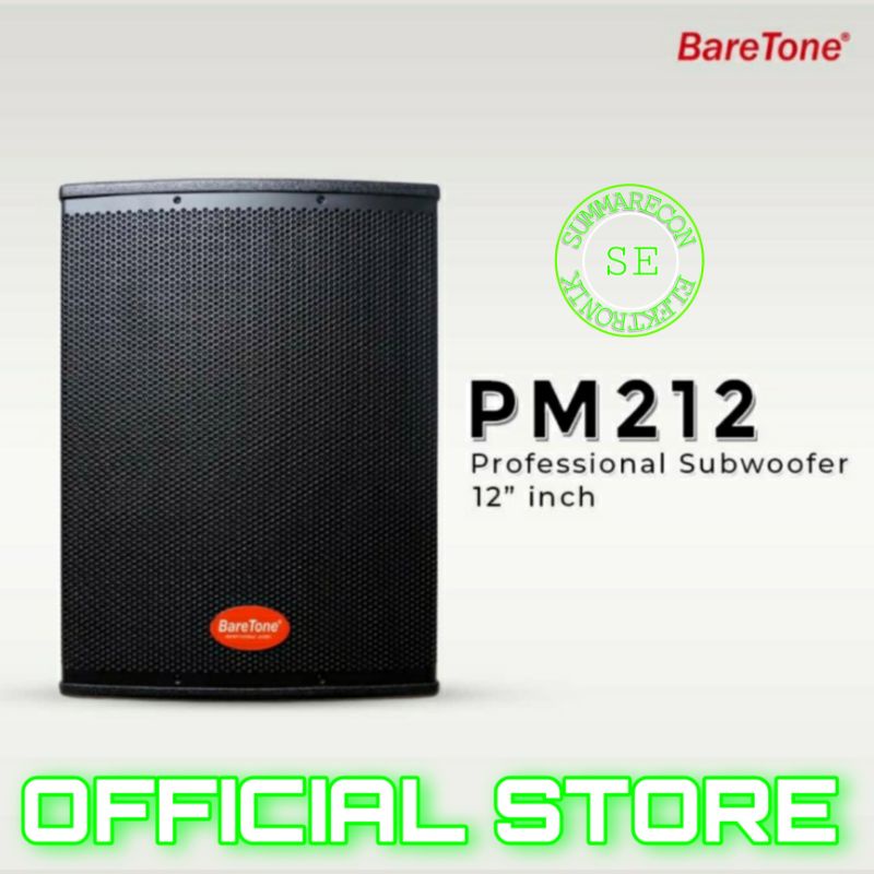 speaker subwoofer 12 inch baretone pm212 original subwoofer 12 inch baretone