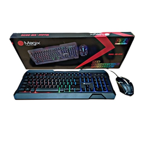 Keyboard Mouse RGB Magix KM 003G