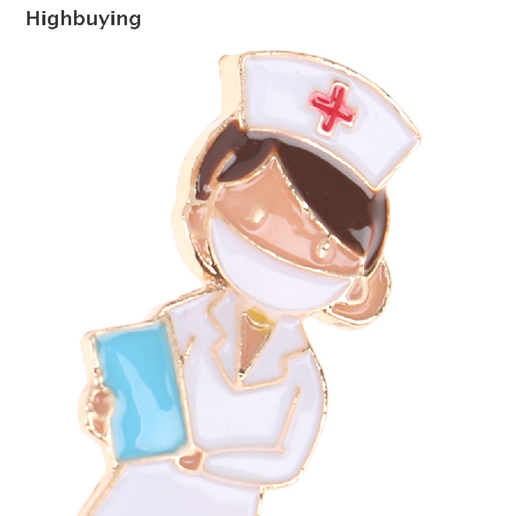 Hbid Pin Logam Lencana Dokter Ekg Ambulance Bentuk Enamel Bros Glory