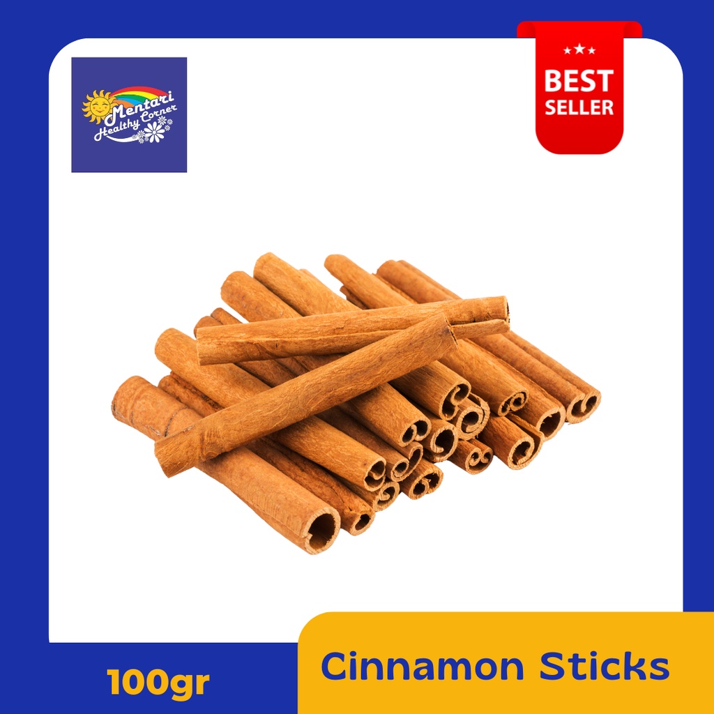 Organik Kayu Manis Batang 100gr / Organic Cinnamon Sticks 100gr