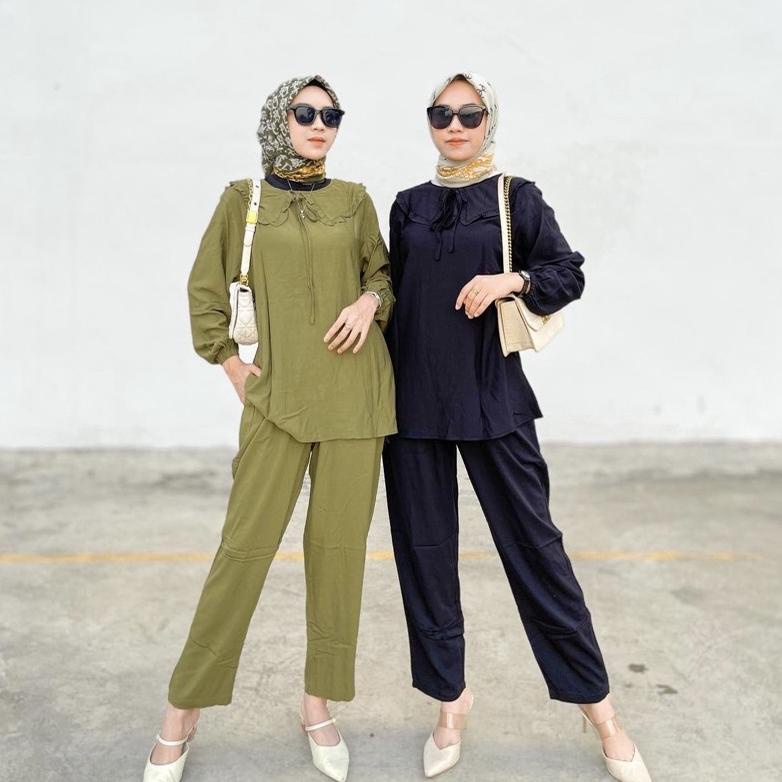 Setcel Crinkle Simpul Jumbo Xxl Pita Tali Muslim Polos Grosir Murah Pgmta Bumil