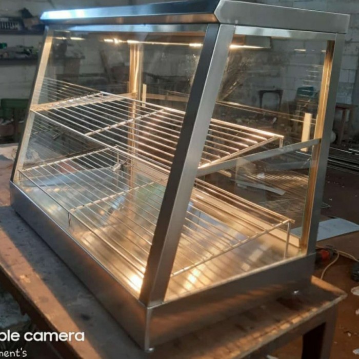 Terlaris Food Warmmer Etalase Fried Chicken 2 Rak