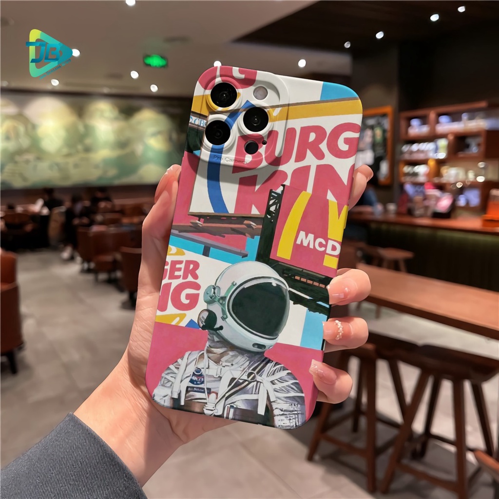 CUSTOM CASE SOFTCASE SILIKON PROCAMERA BURGERKING CUSTOM XIAOMI REDMI 6A 8 8A PRO 9 9A 9C 10A NOTE 8 9 10 10S POCO M3 M4 JB7234