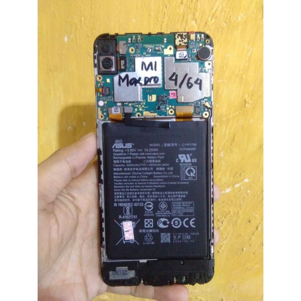ASUS MAX PRO M1 RAM 4/64 atau 6/64 MINUS LCD MESIN NORMAL