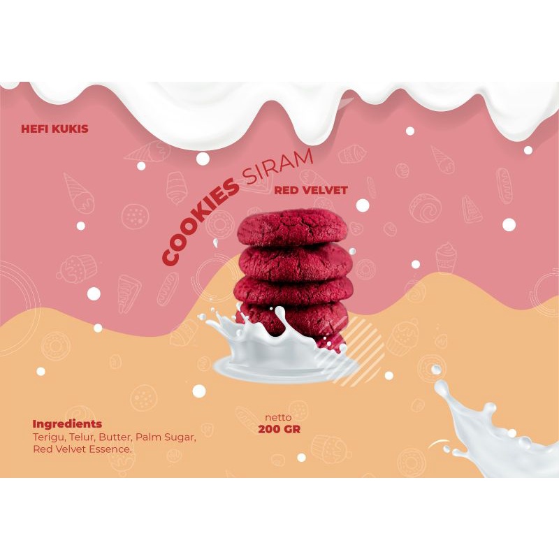 

Cookies Siram varian Red Velvet