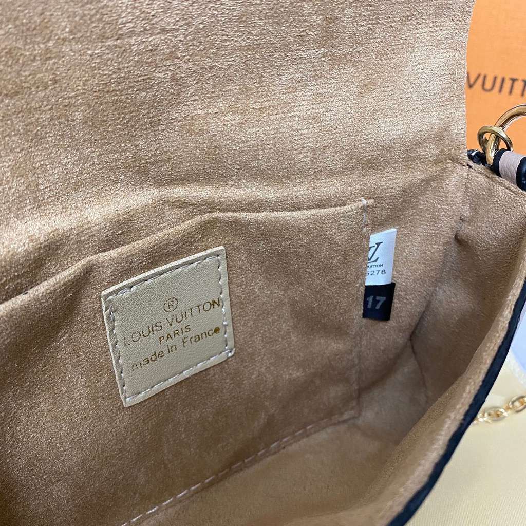 L Vuitton  Fellice Pochette 2023 (Free Box+Invoice +DustBag+Bubblewrap)