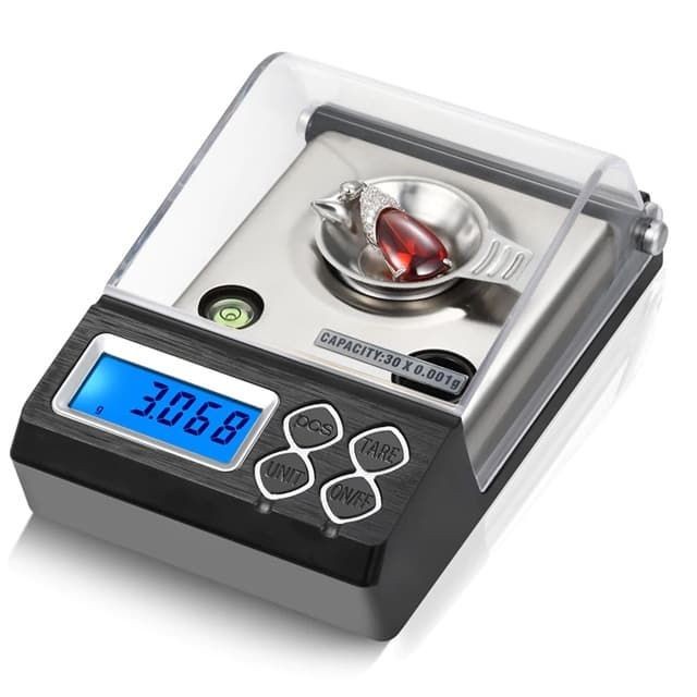 [Timbangan Dapur] Timbangan 0.001 Gram Max 50G Emas Digital 0.001G Obat Masak G Berlian [Timbangan ]