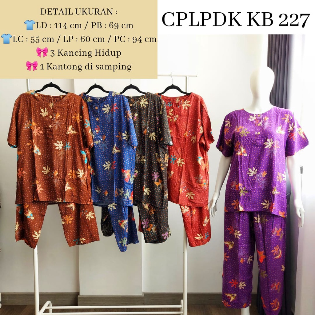 AS Setelan Batik Kudamas CPLPDK LD 112cm - 114cm Busui